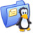Folder Blue Linux Icon